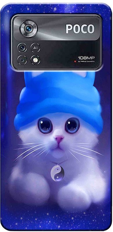 Auqueno Back Cover for Poco X4 Pro 5G 2838  (Multicolor, Flexible, Silicon, Pack of: 1)