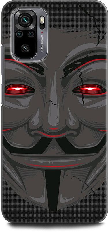 KEYCENT Back Cover for REDMI Note 10S ANONYMOUS BLADE, JOKER, HACKER, V FOR VANDATA  (Multicolor, Pack of: 1)