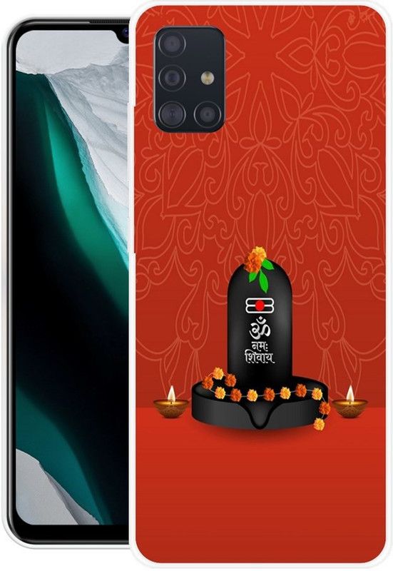 SIMAWAT Back Cover for Samsung Galaxy A71  (Orange, Grip Case, Silicon, Pack of: 1)