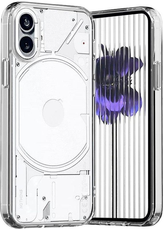 VISHZONE Back Cover for Nothing Phone (1)  (Transparent, Grip Case, Silicon, Pack of: 1)