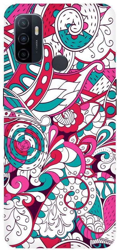 URCHIN Back Cover for Oppo A53 abstract, texture, wall, colours, simple  (Multicolor, Shock Proof)