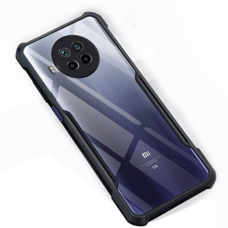 Finaux Back Cover for Mi 10i  (Black, Pack of: 1)