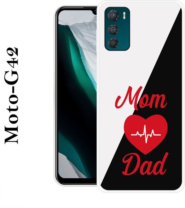 KLC Back Cover for Motorola Moto G42  (Multicolor, Grip Case, Silicon)