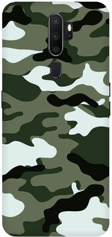 PICHKU Back Cover for OPPO A9 2020  (Green, Hard Case, Pack of: 1)
