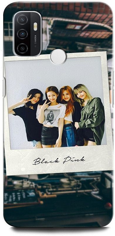 ORBIQE Back Cover for OPPO A53 CPH2127 LISA, JENNIE, ROSE, JISOO, BLACK PINK FRAME  (Multicolor, Shock Proof, Pack of: 1)