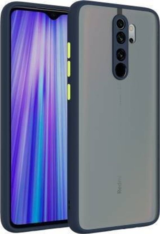 KANDIX Back Cover for REDMI NOTE 8PRO  (Blue, Silicon)