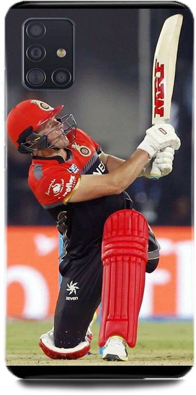MP ARIES MOBILE COVER Back Cover for SAMSUNG Galaxy M51, Abhrham De VILLERS 360 Cricket player Caption Cool Rcb Cricketer Sports  (Multicolor, Hard Case, Pack of: 1)