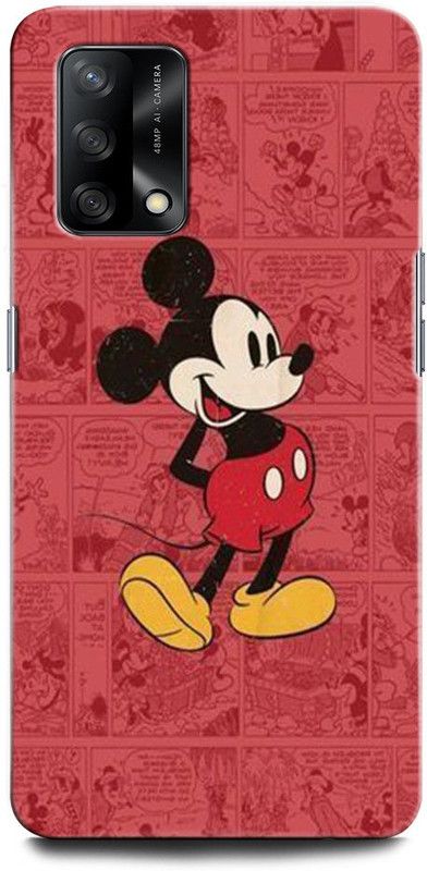 ORBIQE Back Cover for OPPO F19  (Red, Hard Case, Pack of: 1)