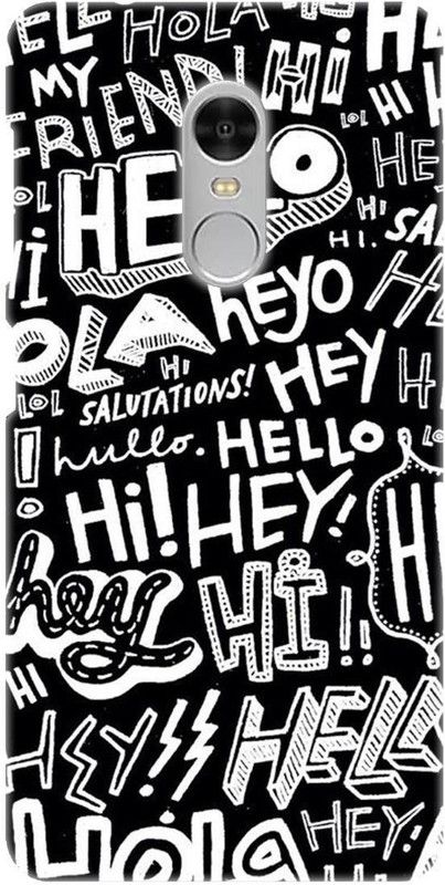 Smutty Back Cover for Mi Redmi Note 5 - Wordart Print  (Multicolor, Hard Case)