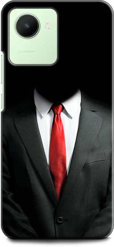 INDICRAFT Back Cover for Realme Narzo 50i Prime, RMX3506 SHIRT, BLACK SUIT, MAN IN BLACK, GENTLEMAN, HITMAN  (Multicolor, Shock Proof, Pack of: 1)