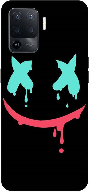 PICHKU Back Cover for OPPO A94-CPH2203-MARSHMELLO,MUSIC,MASK,ALAN,WALKER,JOKER,BOYS,CARTOON,NINJA  (Black, Hard Case, Pack of: 1)
