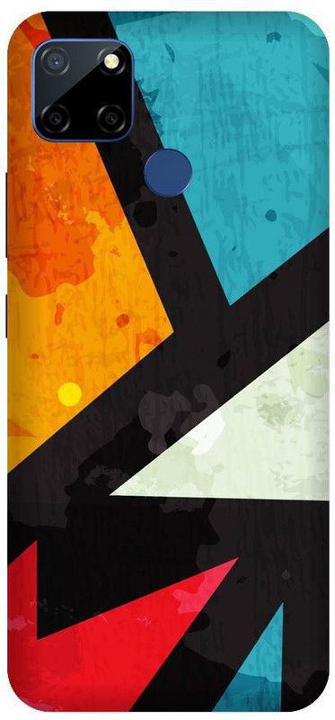 URCHIN Back Cover for Narzo 30A abstract, texture, wall, colours, simple  (Multicolor, Shock Proof)