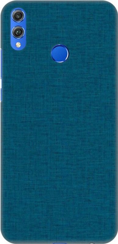 COBIERTAS Back Cover for Honor 8X  (Blue, Pack of: 1)