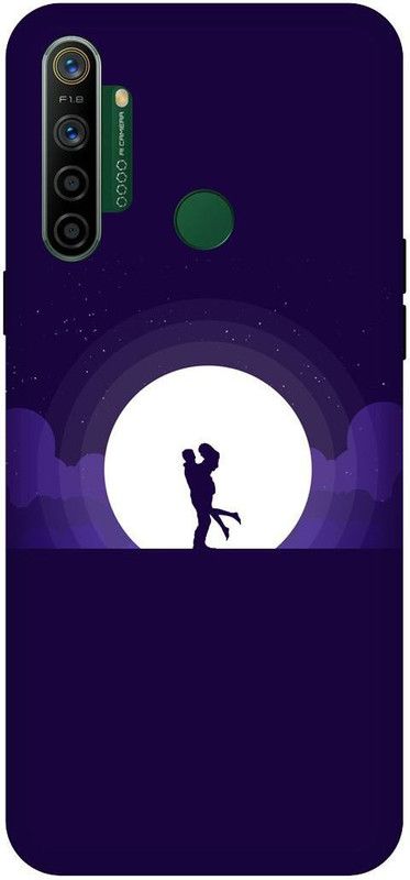 THESTONEWELL Back Cover for REALME 5 INDIAN LOVE STORY LOVER DIL HART  (Multicolor, Waterproof, Pack of: 1)