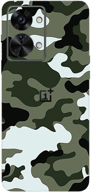 LAMHA One Plus Nord 2T 5G, one plus nord 2t 5g Mobile Skin  (Ultra Super Military Winter Camouflage With High Matte Finish.)