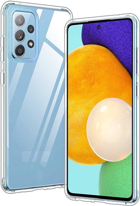Phone Back Cover Back Cover for Samsung A32 5G, Galaxy A32 5G  (Transparent, White, Grip Case, Pack of: 1)