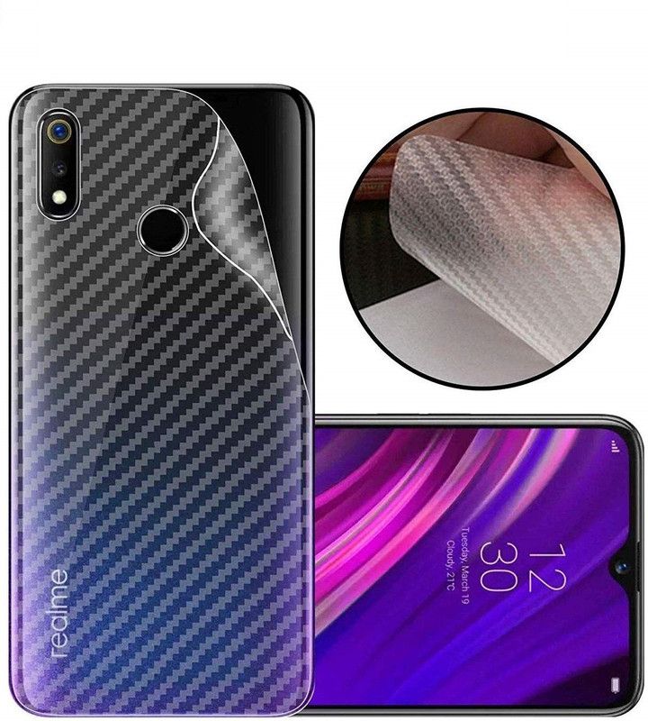 DSCASE Back Screen Guard for Realme C3  (Pack of 1)