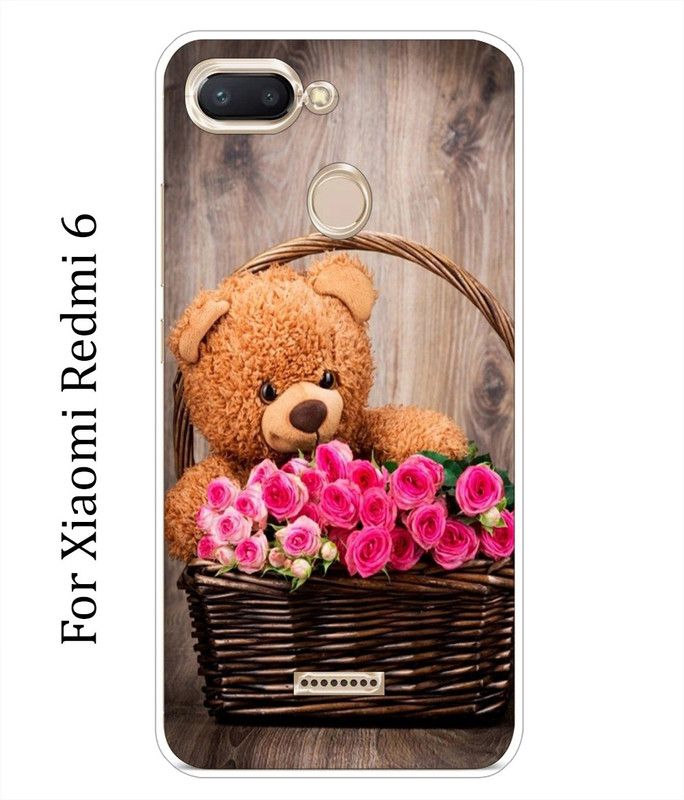 Gabroo Back Cover for Mi Redmi 6  (Multicolor, Grip Case, Silicon, Pack of: 1)