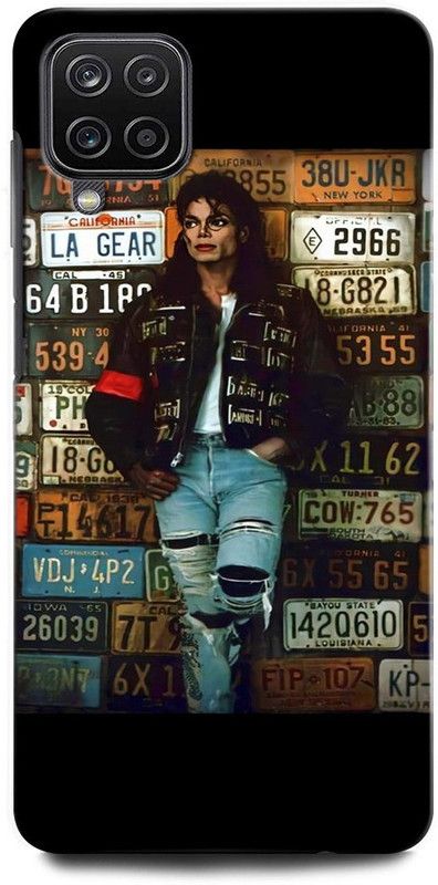 INTELLIZE Back Cover for SAMSUNG Galaxy M32 MICHAEL, JACKSON, ROCKSTAR, MUSIC, MOON, WALK, LEGEND  (Multicolor, Hard Case, Pack of: 1)