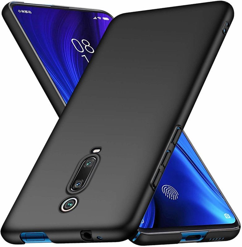 SMARTCASE Back Cover for Mi K20, Mi K20 PRO  (Black, Grip Case, Silicon, Pack of: 1)