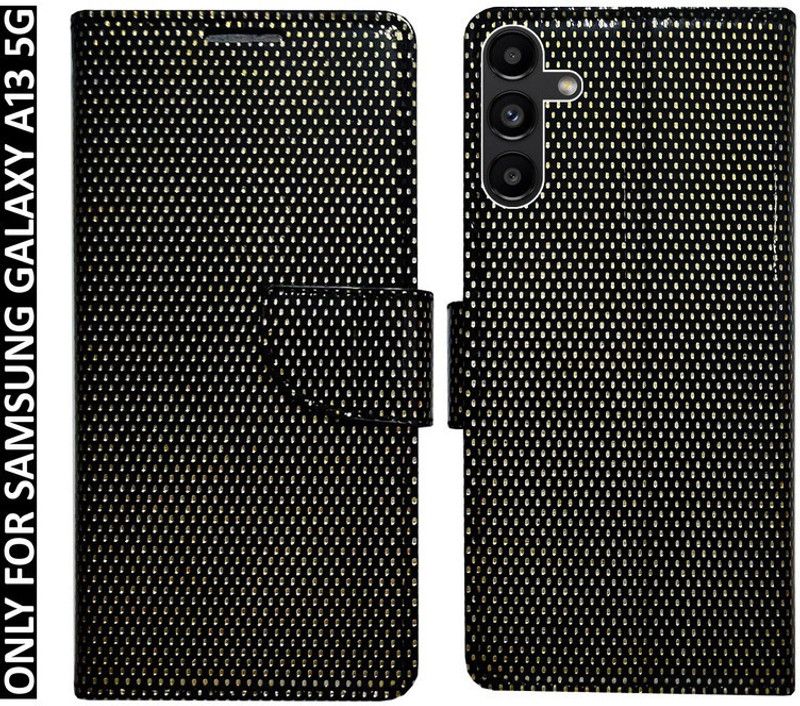 AD Enterprises Flip Cover for Samsung A13 5G  (Black, Magnetic Case, Pack of: 1)