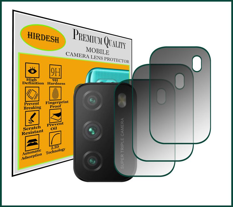 HIRDESH Back Camera Lens Glass Protector for POCO M3  (Pack of: 3)