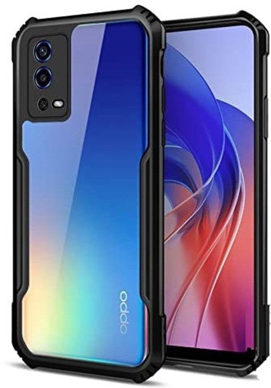 S-Hardline Back Cover for Oppo A55 4G, Soft Bumper Anti Scratch  (Transparent)