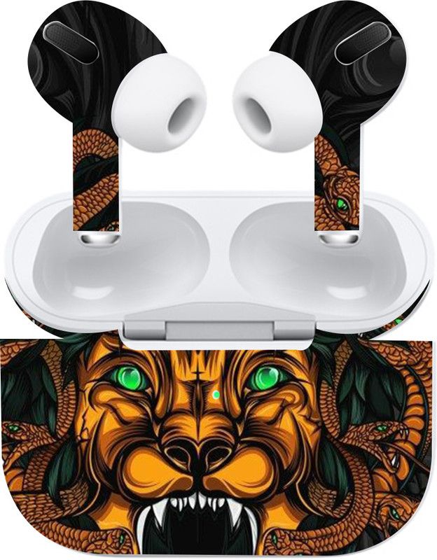 Jeeva Creation Apple AirPod Pro, apple airpod pro Mobile Skin  (Ultra Lion King Skin With High Matte Finish.)