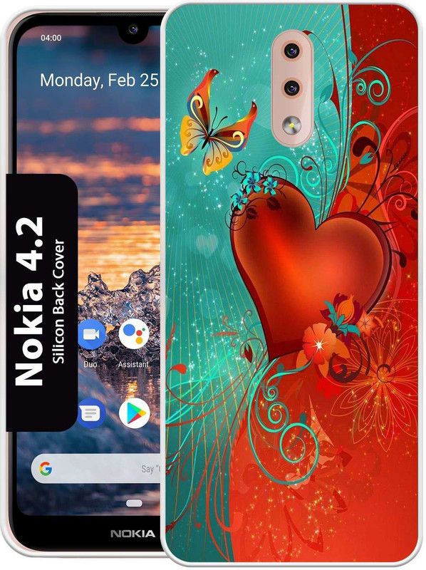 PictoWorld Back Cover for Nokia 4.2  (Multicolor, Grip Case, Silicon, Pack of: 1)
