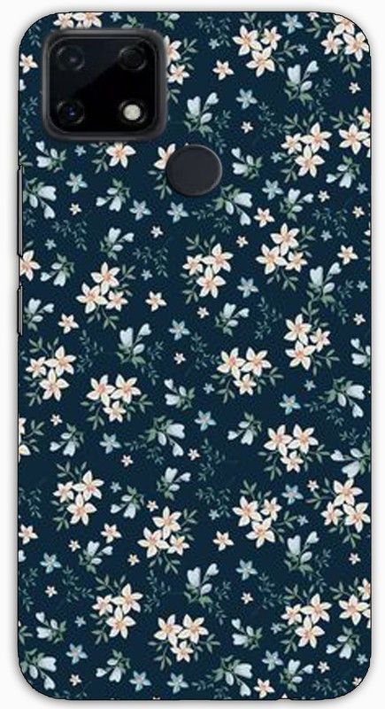 itrusto Back Cover for Realme C25s Flower Pattern PRINTED Back Cover  (Multicolor, Pack of: 1)