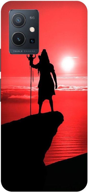 THE NARAYANA COLLECTIONS Back Cover for VIVO Y75 5G-V2142-MAHADEV,SHIV,SHAMBHU,SHANKAR,BHAGWAN  (Multicolor, Hard Case, Pack of: 1)