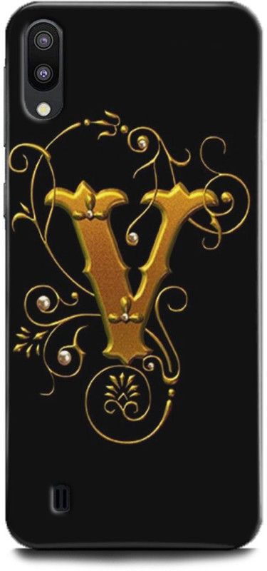 INTELLIZE Back Cover for Samsung Galaxy M10/SM-M105FDAD V letter,Printed  (Multicolor, Shock Proof)