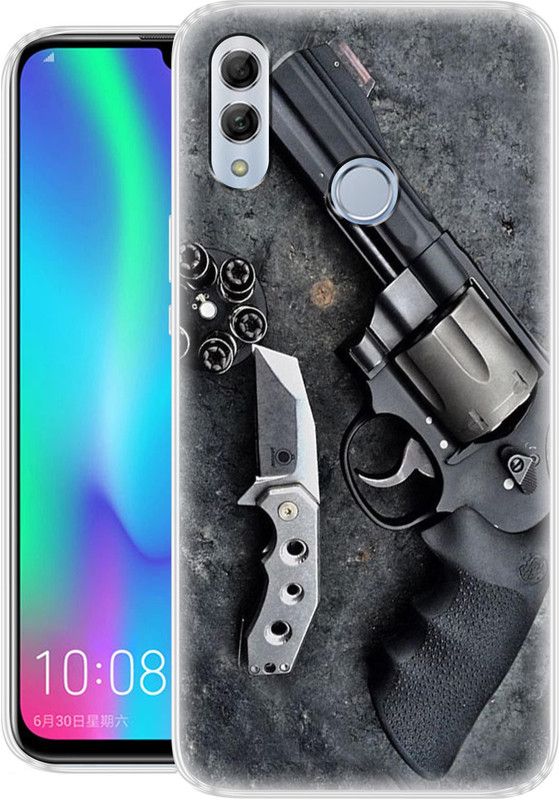 Fashionury Back Cover for Honor 10 Lite  (Multicolor, Grip Case, Silicon, Pack of: 1)