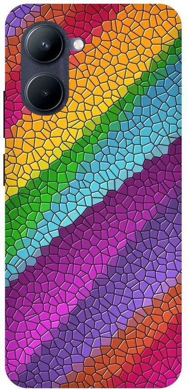 Vinsmoke Back Cover for Realme C33 Rainbow, Rainbow Cover, Rainbow Colour  (Multicolor, Shock Proof)