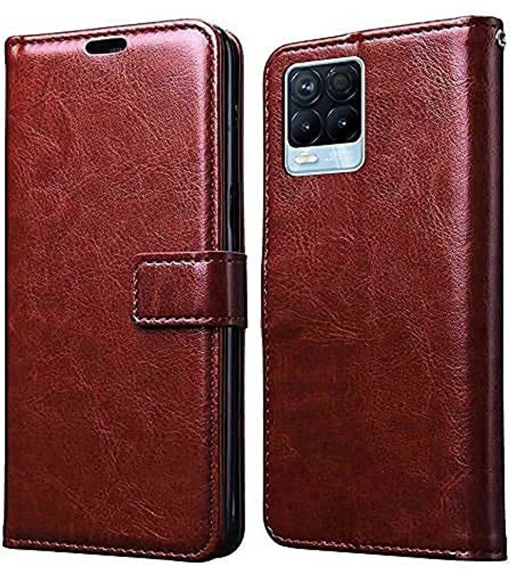 Instyle Flip Cover for Realme 9 5G  (Brown, Pack of: 1)