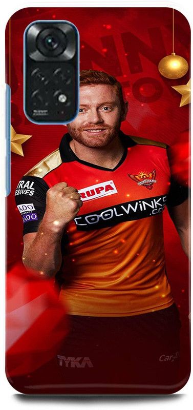 play fast Back Cover for Redmi Note 11 JONNY, BAIRSTROW, ENGLAND, PLAYER  (Orange, Hard Case, Pack of: 1)