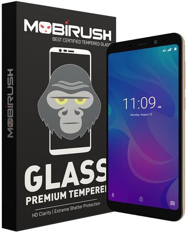 MOBIRUSH Tempered Glass Guard for Meizu C9  (Pack of 1)