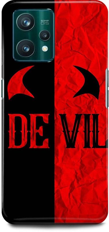 play fast Back Cover for OPPO A76, CPH2375 DEVIL, TEXTURE, ART, DESIGN  (Multicolor, Hard Case, Pack of: 1)