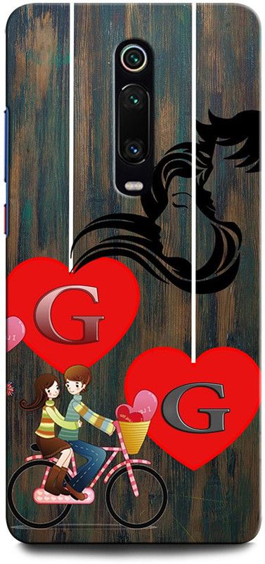 ORBIQE Back Cover for Redmi K20 Pro GG, G LOVE G, G LETTER, GG NAME  (Multicolor, Hard Case, Pack of: 1)