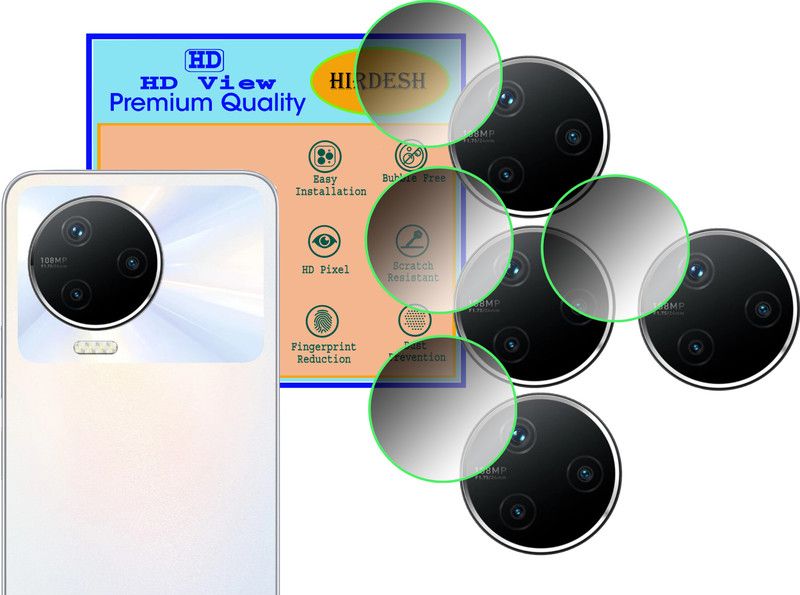 hirdesh Back Camera Lens Glass Protector for Infinix Note 12 Pro  (Pack of: 4)