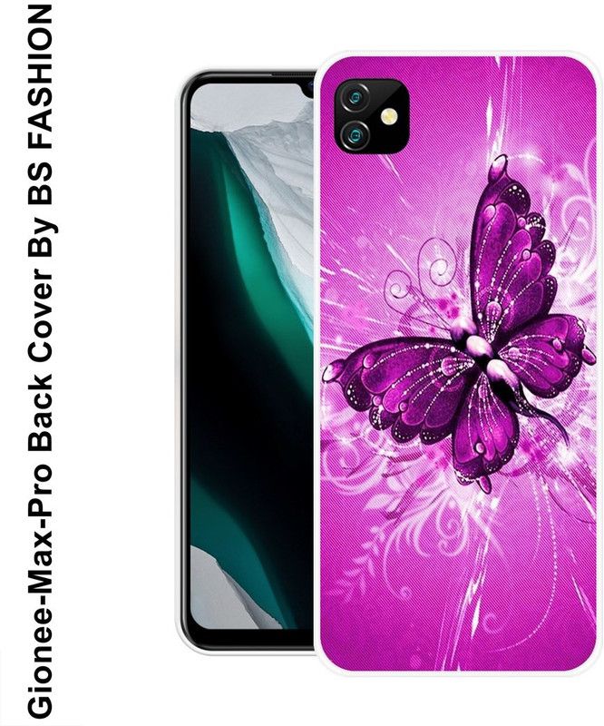 BSRAJ Back Cover for Gionee Max Pro  (Purple, Grip Case, Silicon)