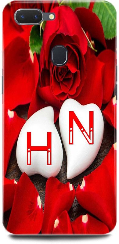 MP ARIES MOBILE COVER Back Cover for Realme U1/RMX1831,H Loves N Name,H Name, N Letter, Alphabet,H Love N NAME  (Multicolor, Hard Case, Pack of: 1)