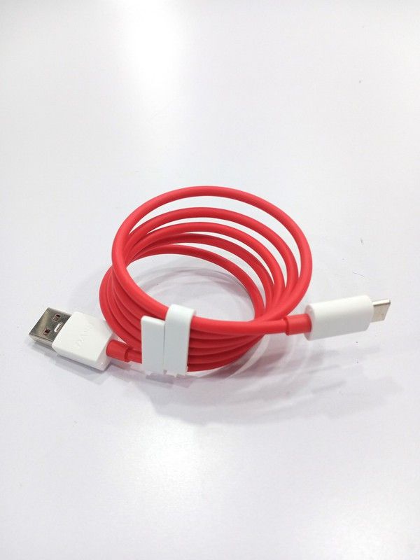NUKAICHAU USB Type C Cable 6.5 A 1.00475999999996 m Copper Braiding oneplus type c earphone cable  (Compatible with Data Sync Fast Charging Cable 4A C Type Devices 8,8 PRO,7,7T,6T,6,5,5T, 3T, 3, Red, One Cable)