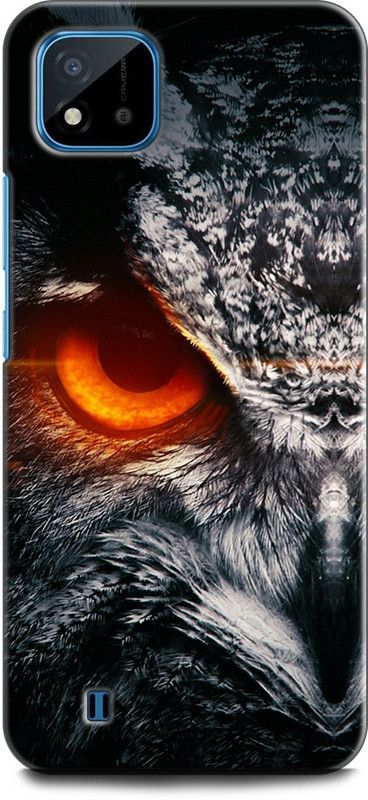 INDICRAFT Back Cover for Realme C11 2021, RMX3231 OWL, NIGHT WATCH, ABEJ, BEOGRAD, TRIPPY  (Multicolor, Dual Protection, Pack of: 1)
