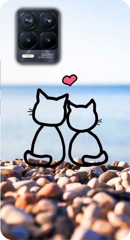 aemcesh Back Cover for Realme 8 Pro  (Multicolor, Anti-radiation, Silicon)