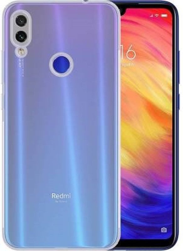 NIKICOVER Back Cover for Mi Redmi Note 7s  (Transparent, Camera Bump Protector, Pack of: 1)