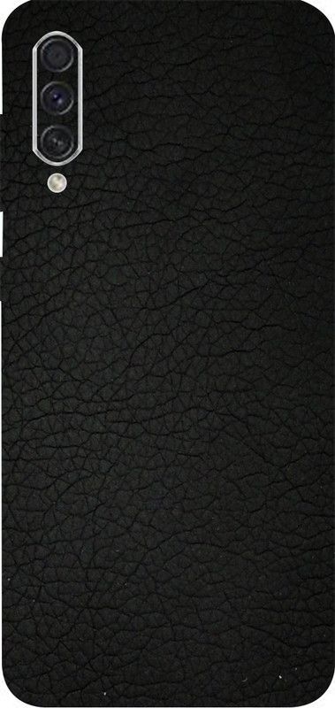 BUGGU SAMSUNG Galaxy A50s, Samsung Galaxy A50s Mobile Skin  (Ultra Super Black Leather Skin With High Matte Finish.)