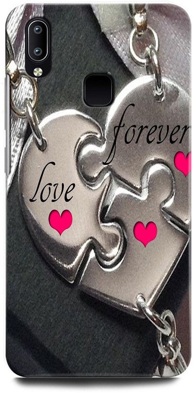 ORBIQE Back Cover for ViVO V9 1723 LOVE, CHAIN, KEY, HEART, COUPLE LOVE  (Multicolor, Hard Case, Pack of: 1)