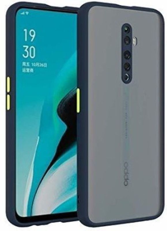 Cermarise Back Cover for OPPO Reno 2z  (Blue, Camera Bump Protector, Pack of: 1)
