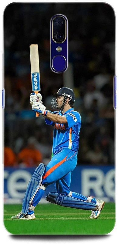 ORBIQE Back Cover for OPPO F11 CPH1911 ROHIT SHARMA, INDIA, CRICKET, INDIAN CRICKET BATSMAN  (Multicolor, Hard Case, Pack of: 1)